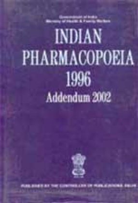 Indian Pharmacopoeia 1996: Addendum 2002