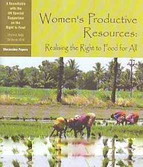 Women's Productive Resources: Realising the Right to Food for All