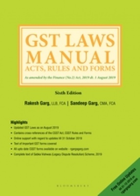 GST Laws Manual: Acts, Rules and Forms